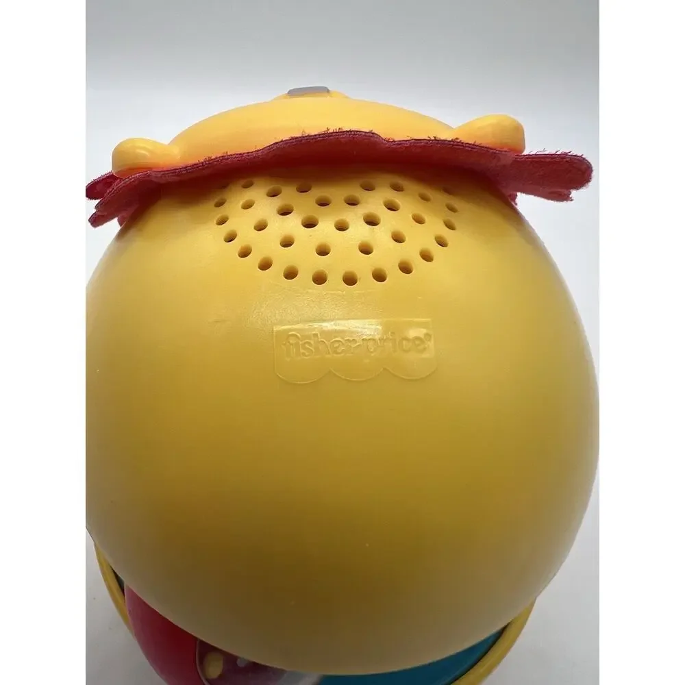 Fisher Price Bat And Wobble Lion Infant Developmental Baby Toys Rattle Sounds